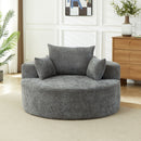 Single Sofa, Sleeper Chair For Living Room - Gray by HouseOfZazla