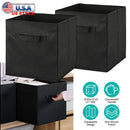 Storage Bin Non-Woven Fabric Cube Organizer with Handle by LJGDeals