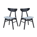 Modern Dining Table Set of 7: 1 Table + 6 Chairs