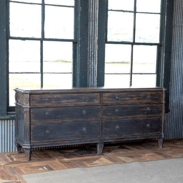 Lovecup Painted Black Credenza L464