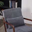 Accent Chair With Pillow And Wood Frame by HouseOfZazla