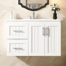 Wall Mounted Bathroom Vanity & Sink, 2 Drawers by HouseOfZazla