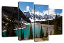 Moraine Lake At Banff Park Wall Art