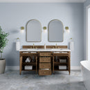 James Martin Brittany 72" Double Bathroom Vanity, Pecan