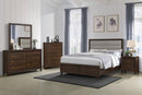 Welsley 5-piece California King Bedroom Set Walnut