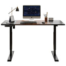 55"×24" Black & Rustic Electric Standing Desk