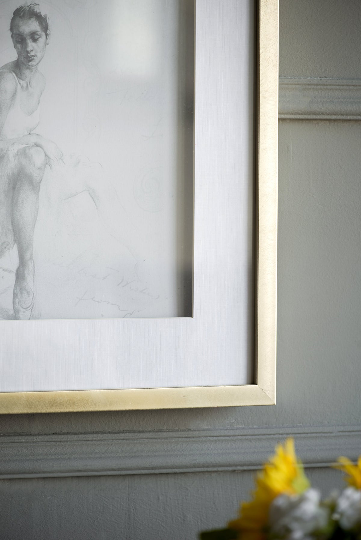 19.7x19.7" Ballet Dancer Art, Set of 2, photo 6 of 7
