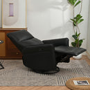 360° Modern Small Rocking Swivel Recliner Chair With Side Pocket by HouseOfZazla