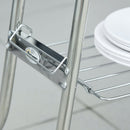 Outsunny Charcoal Grill Stainless Steel Portable Folding BBQ