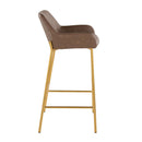 Daniella - Contemporary / Glam Fixed Height Bar Stool (Set of 2) by HouseOfZazla