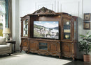 Latisha - Entertainment Center - Antique Oak by HouseOfZazla