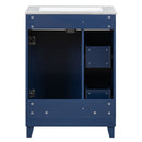 Transitional Style Bathroom Vanity Cabinet With Ceramic Sink by HouseOfZazla