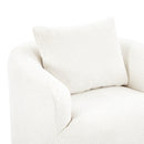 360° Swivel Barrel Sofa Chair With Throw Pillow, Upholstered Accent Chair by HouseOfZazla