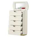 La Pierre - 5 Drawer Chest - Beige by HouseOfZazla