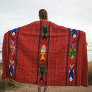 Red Earth Baja Fish Yoga Blanket by West Path