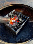 Arteflame Fuel Saver — Charcoal/Wood Heat-Focus Insert (Fits 30″ & 40″ Grills, Steel)