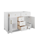 James Martin Bellshire 48" Single Bathroom Vanity, Bright White