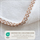 Cotton Border-Stitched 6-Piece Towel Set - Valery Collection by Great Bay Home