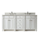 James Martin Bristol 72" Double Bathroom Vanity, Bright White
