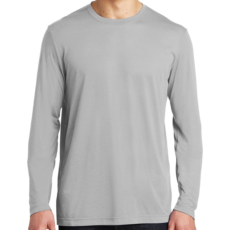 Men's Big Size Long Sleeve Competitor Cotton Touch T-Shirt