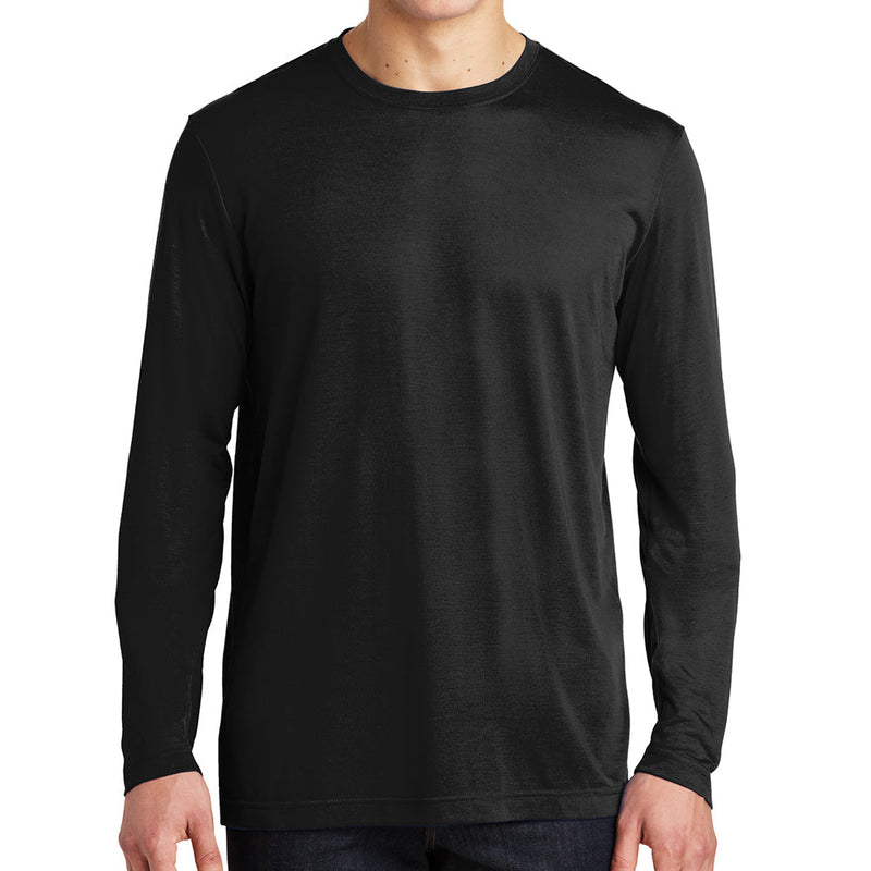 Men's Big Size Long Sleeve Competitor Cotton Touch T-Shirt