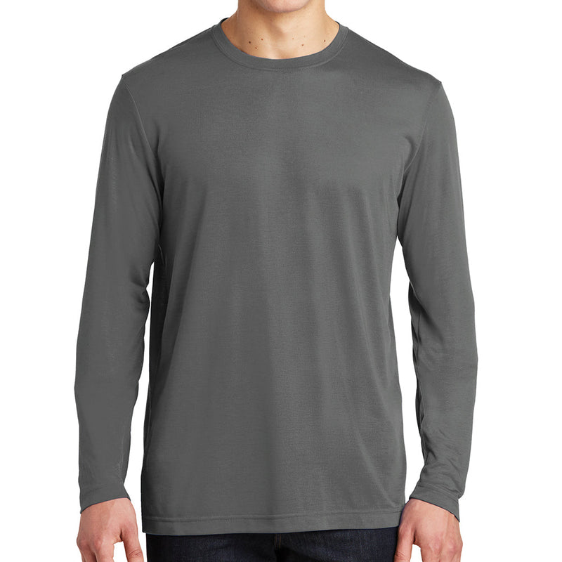 Men's Big Size Long Sleeve Competitor Cotton Touch T-Shirt
