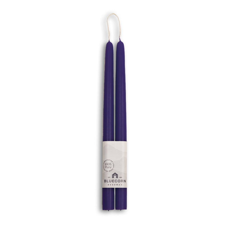 Hand-Dipped Beeswax Taper Candles - 1 Pair