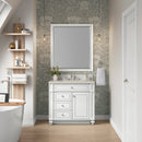 James Martin Bristol 36" Single Bathroom Vanity, Bright White