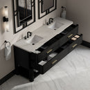 James Martin Lucian 72" Double Bathroom Vanity, Carbon Oak