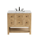 James Martin Breckenridge 36" Single Bathroom Vanity, Light Natural Oak