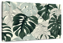 Jungle Monstera Leaves Wall Art