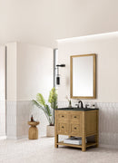 James Martin Breckenridge 30" Single Bathroom Vanity, Light Natural Oak
