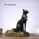 GobekUsa Egyptian Cat God Wine Bottle Holder Figurine: Nordic Style Home Decor & Gift