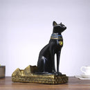 GobekUsa Egyptian Cat God Wine Bottle Holder Figurine: Nordic Style Home Decor & Gift