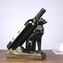 GobekUsa Egyptian Cat God Wine Bottle Holder Figurine: Nordic Style Home Decor & Gift