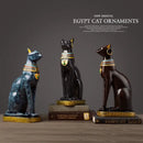 GobekUsa Egyptian Cat Resin Craft Home Decor Deity Figurine for Table Ornaments