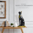 GobekUsa Egyptian Cat Resin Craft Home Decor Deity Figurine for Table Ornaments