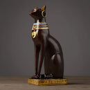 GobekUsa Egyptian Cat Resin Craft Home Decor Deity Figurine for Table Ornaments