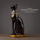 GobekUsa Egyptian Cat Resin Craft Home Decor Deity Figurine for Table Ornaments