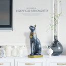 GobekUsa Egyptian Cat Resin Craft Home Decor Deity Figurine for Table Ornaments