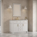 James Martin Bellshire 48" Single Bathroom Vanity, Bright White