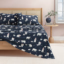 Turkish Cotton Christmas Flannel Sheet Set - Whittaker Collection by Great Bay Home