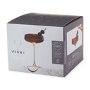 Reserve Julien Crystal Coupe Glasses Set of 4 by Viski