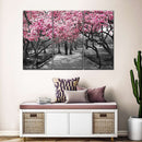 Central Park NY Cherry Blossoms Wall Art
