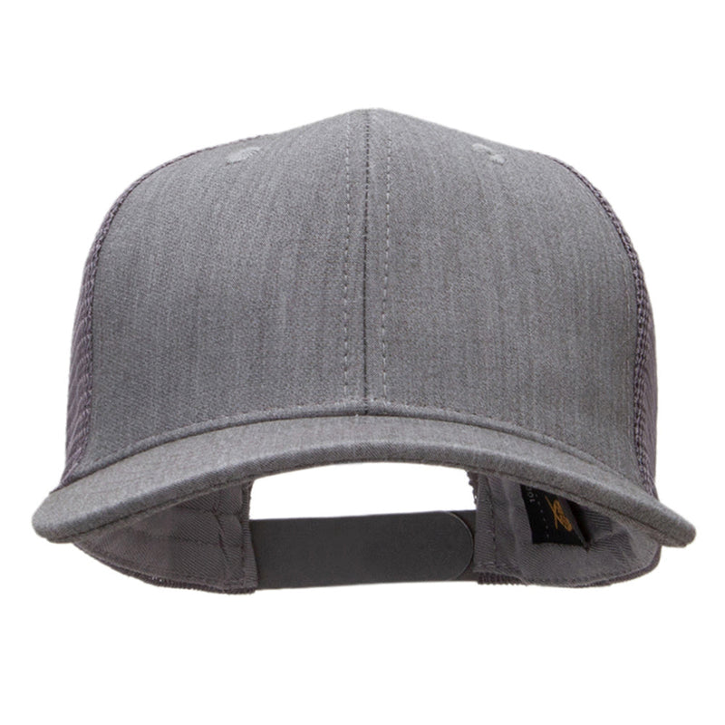 Premium Heather High Profile Mesh Trucker Cap