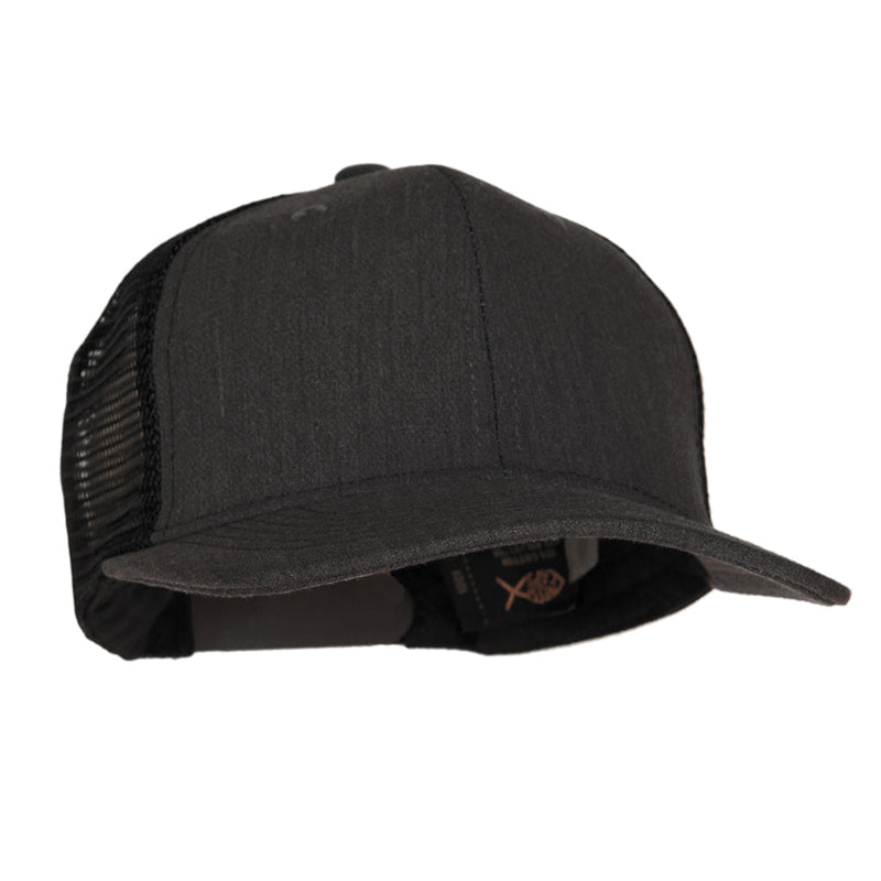 Premium Heather High Profile Mesh Trucker Cap