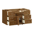James Martin Laurent 48" Dual Mount Single Bathroom Vanity, Honey Oak