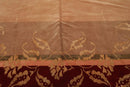 8' x 10' Hand Knotted Superfine Wool & Silk Tibetan Oriental Area Rug Tan