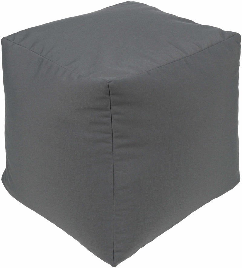 Hoflein Medium Gray Pouf