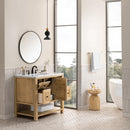 James Martin Breckenridge 36" Single Bathroom Vanity, Light Natural Oak